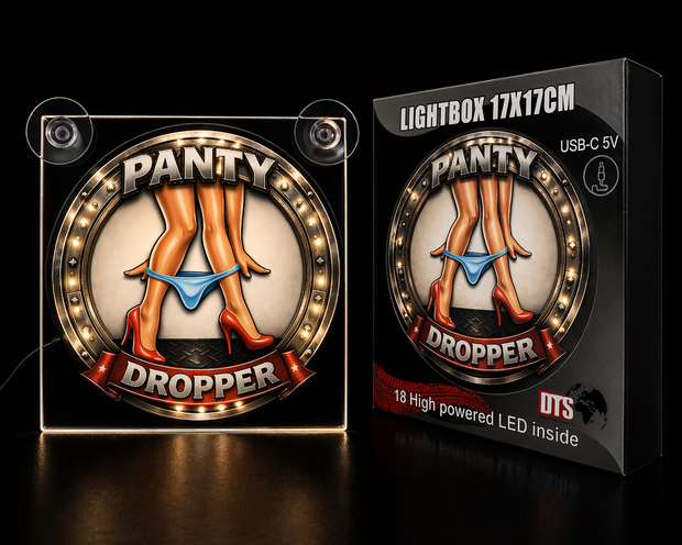Lightbox Deluxe Panty Dropper LED – USB 17x17cm