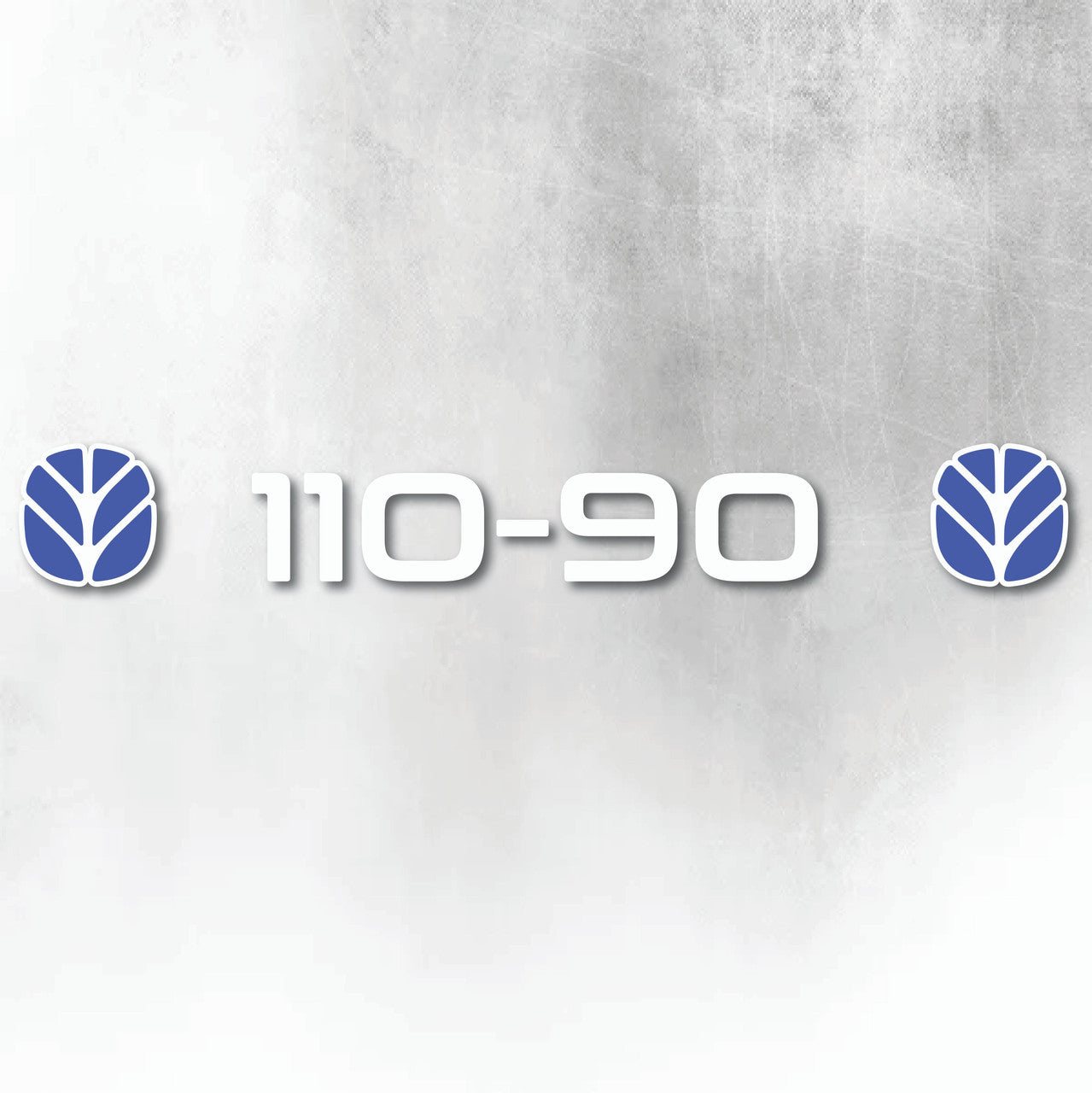 FIAT 110-90 BLUE & WHITE EXTERIOR WINDSCREEN STICKER