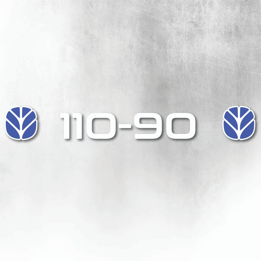 FIAT 110-90 BLUE & WHITE EXTERIOR WINDSCREEN STICKER