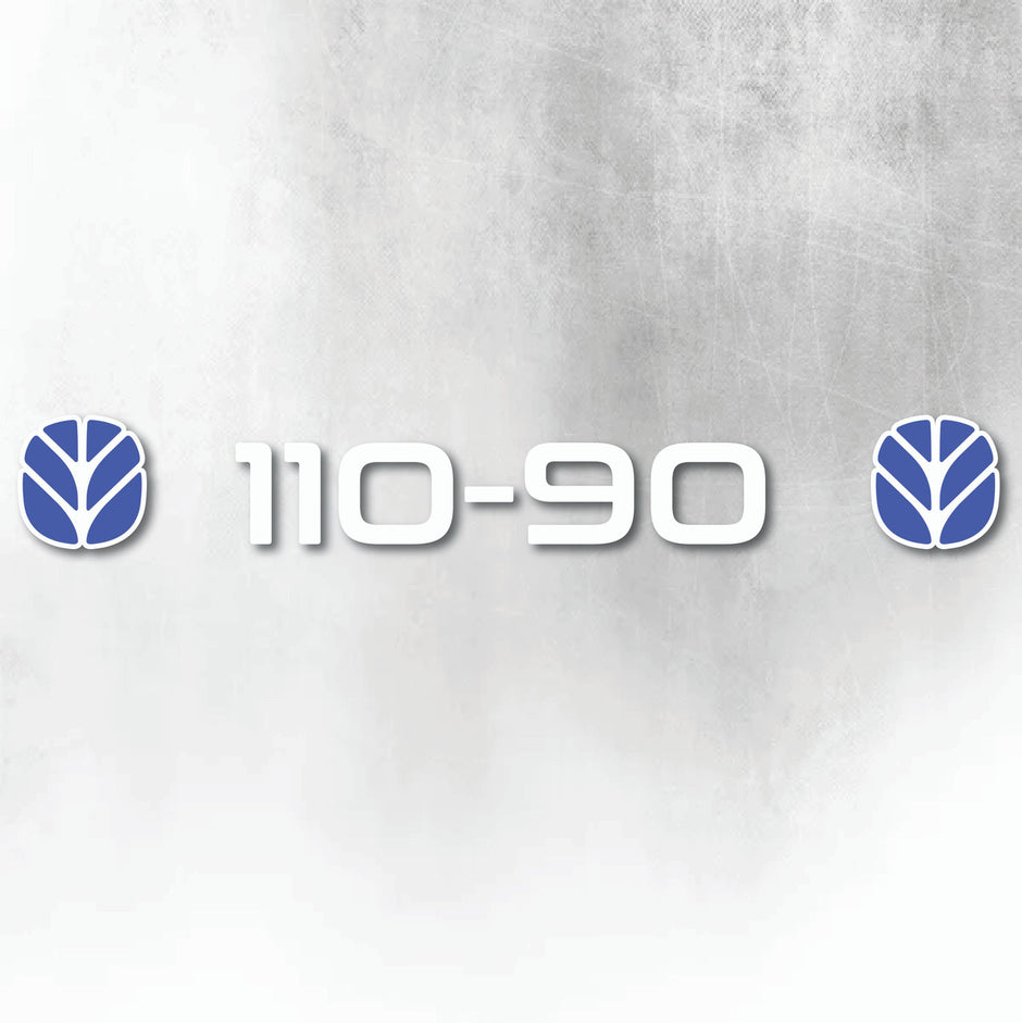 FIAT 110-90 BLUE & WHITE EXTERIOR WINDSCREEN STICKER