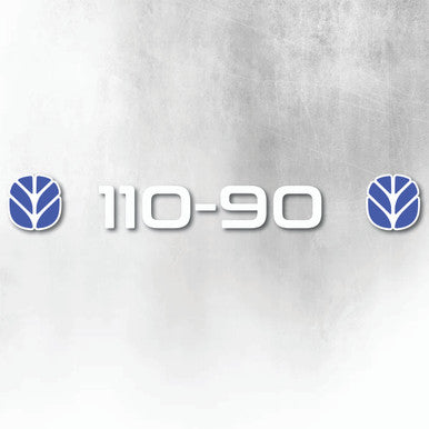 FIAT 110-90 BLUE & WHITE EXTERIOR WINDSCREEN STICKER