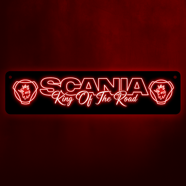 Scania King Of The Road RGB Window Light Board