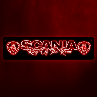 Scania King Of The Road RGB Window Light Board