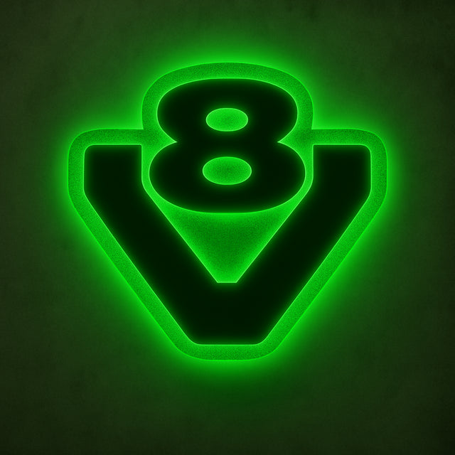 Scania 3D V8 LED RGB Colour Light Board