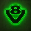 Scania 3D V8 LED RGB Colour Light Board