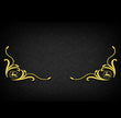 John Deere Black & Yellow New Style SIDE WINDOW SWIRLS - PAIR Yellow & Black - NEW STYLE