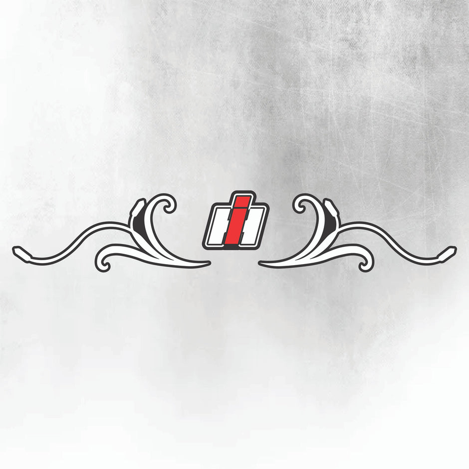 CASE MAXXUM IH Tractor Decal - Silver & Black