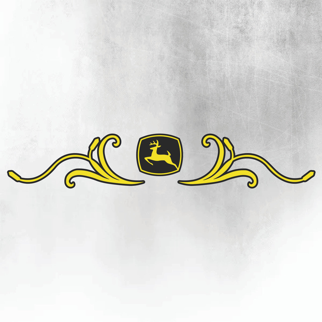 John Deere Yellow & Black 8 Series New Style Decal