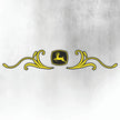 John Deere Yellow & Black M Series New Style Decal
