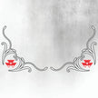 Massey Ferguson 7S Silver & Black New Style Decal