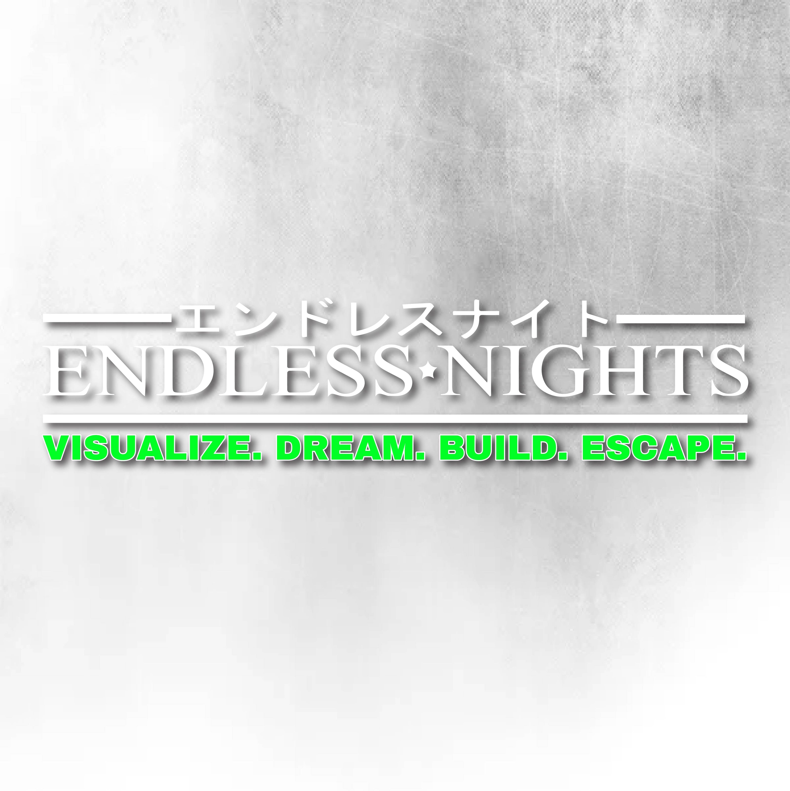 ENDLESS NIGHTS WINDOW DECAL MULTIPLE VARIATIONS