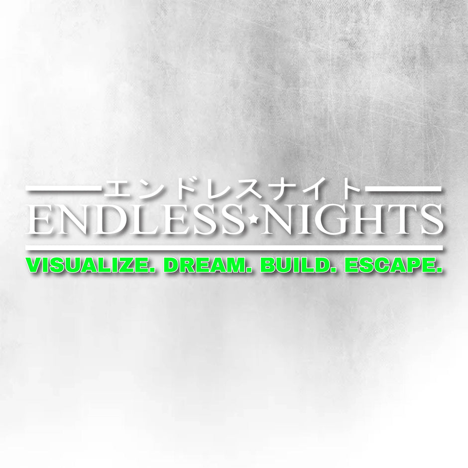 ENDLESS NIGHTS WINDOW DECAL MULTIPLE VARIATIONS