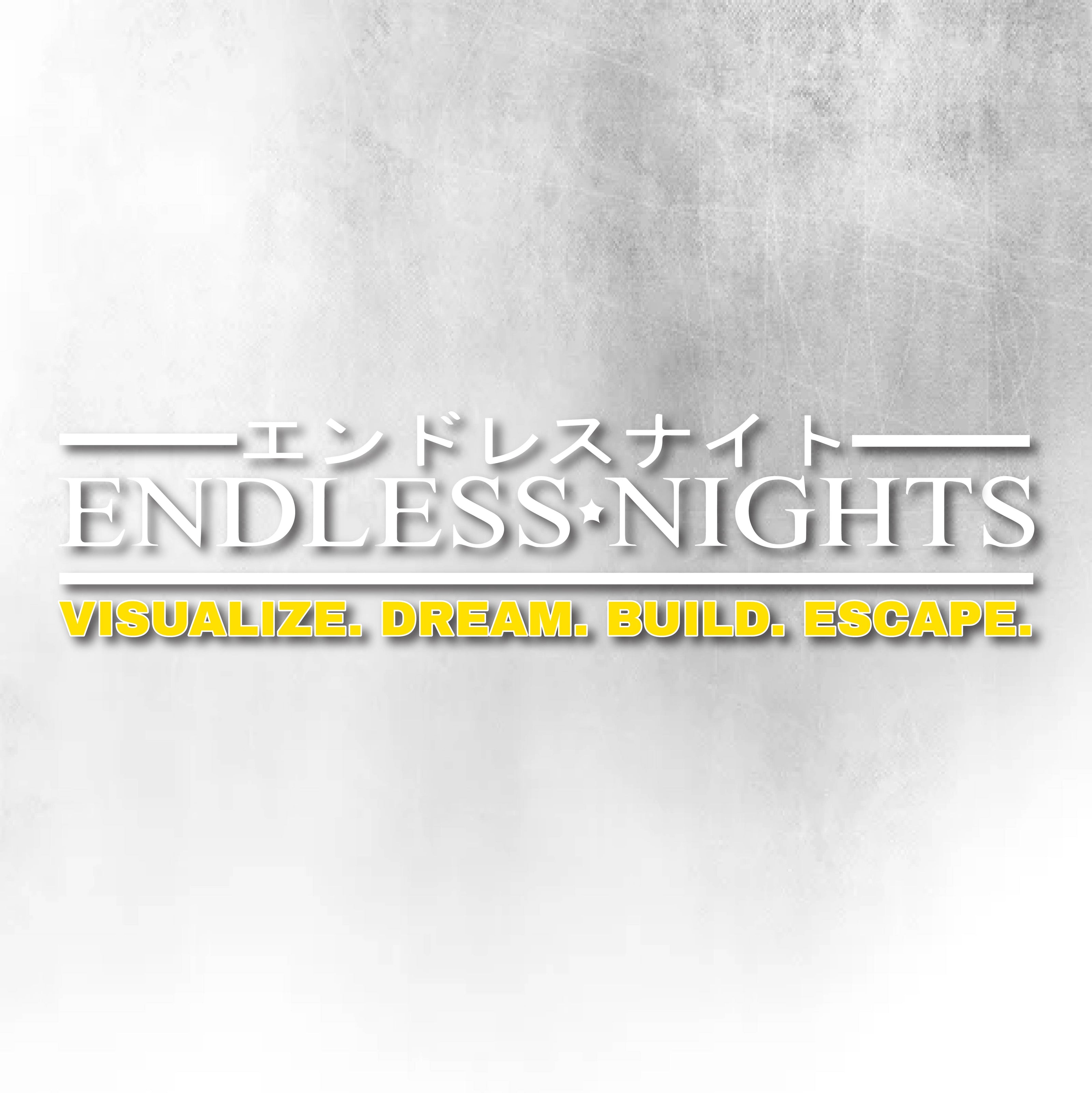 ENDLESS NIGHTS WINDOW DECAL MULTIPLE VARIATIONS