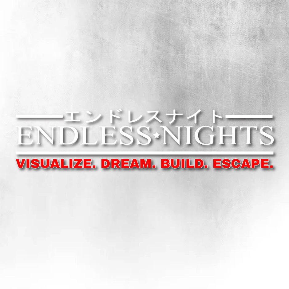 ENDLESS NIGHTS WINDOW DECAL MULTIPLE VARIATIONS