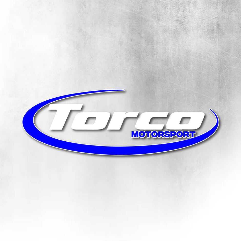 TORCO MOTORSPORT TUNING WINDOW DECAL VARIOUS COLOURS
