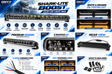 SHARK-LITE BOOST 47cm LED Light Bar – 125W | 11,000 Lumens | White/Orange DRL | R65 E-Marked