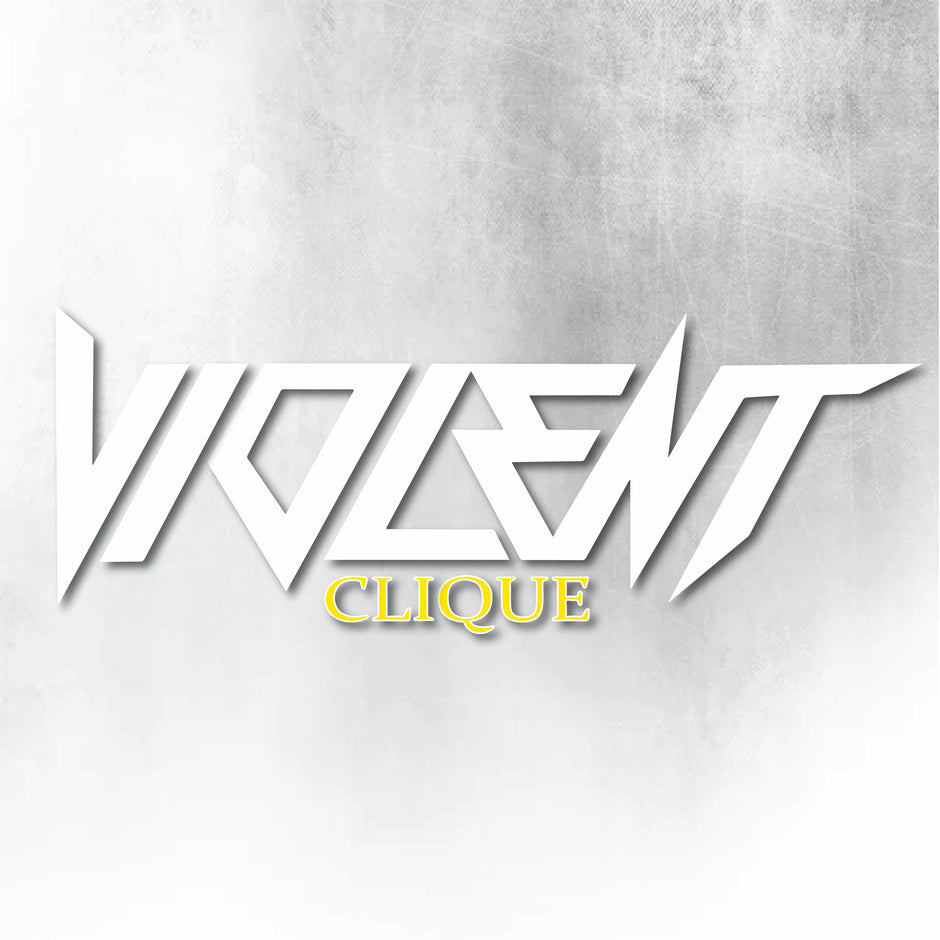 VIOLENT CLIQUE WINDOW DECAL VARIOUS COLOURS