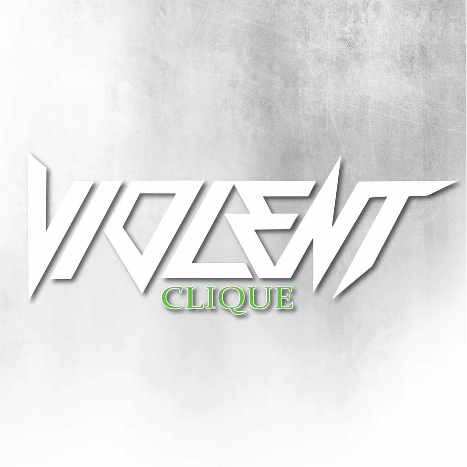 VIOLENT CLIQUE WINDOW DECAL VARIOUS COLOURS