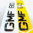 3D GEL METRO STYLE NUMBER PLATES UK GERMAN OUTLINE