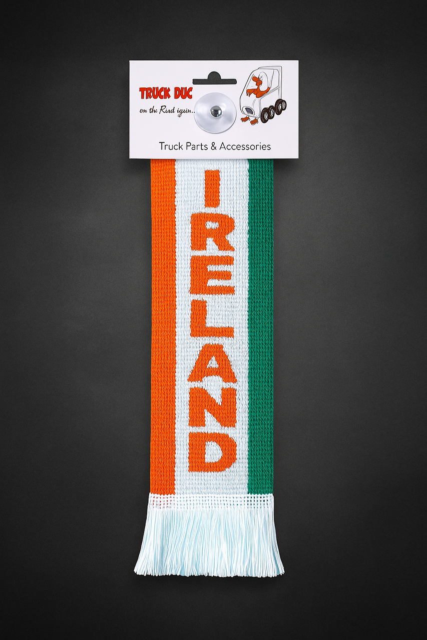 Ireland Truck Scarf | Truck Interior Hanging Pennant
