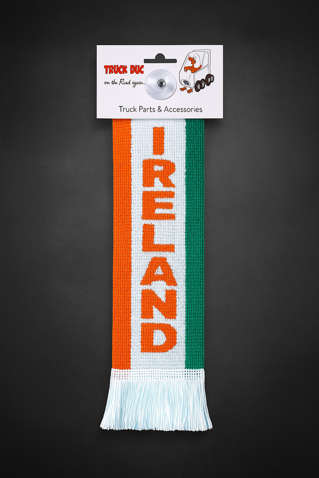 Ireland Truck Scarf | Truck Interior Hanging Pennant