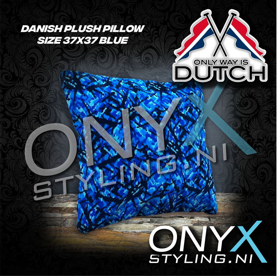 Only Way Is Dutch Danish Plush Pillow size 37x37 Multiple Colours