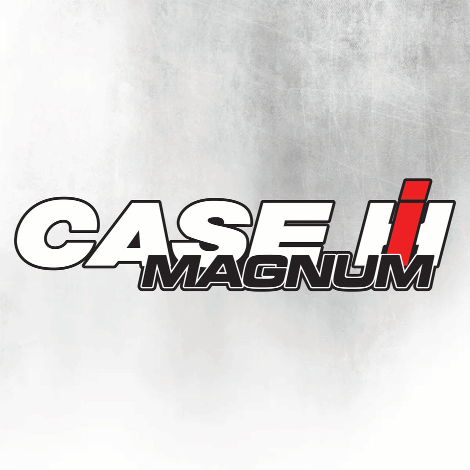 CASE MAGNUM IH Tractor Decal - Silver & Black