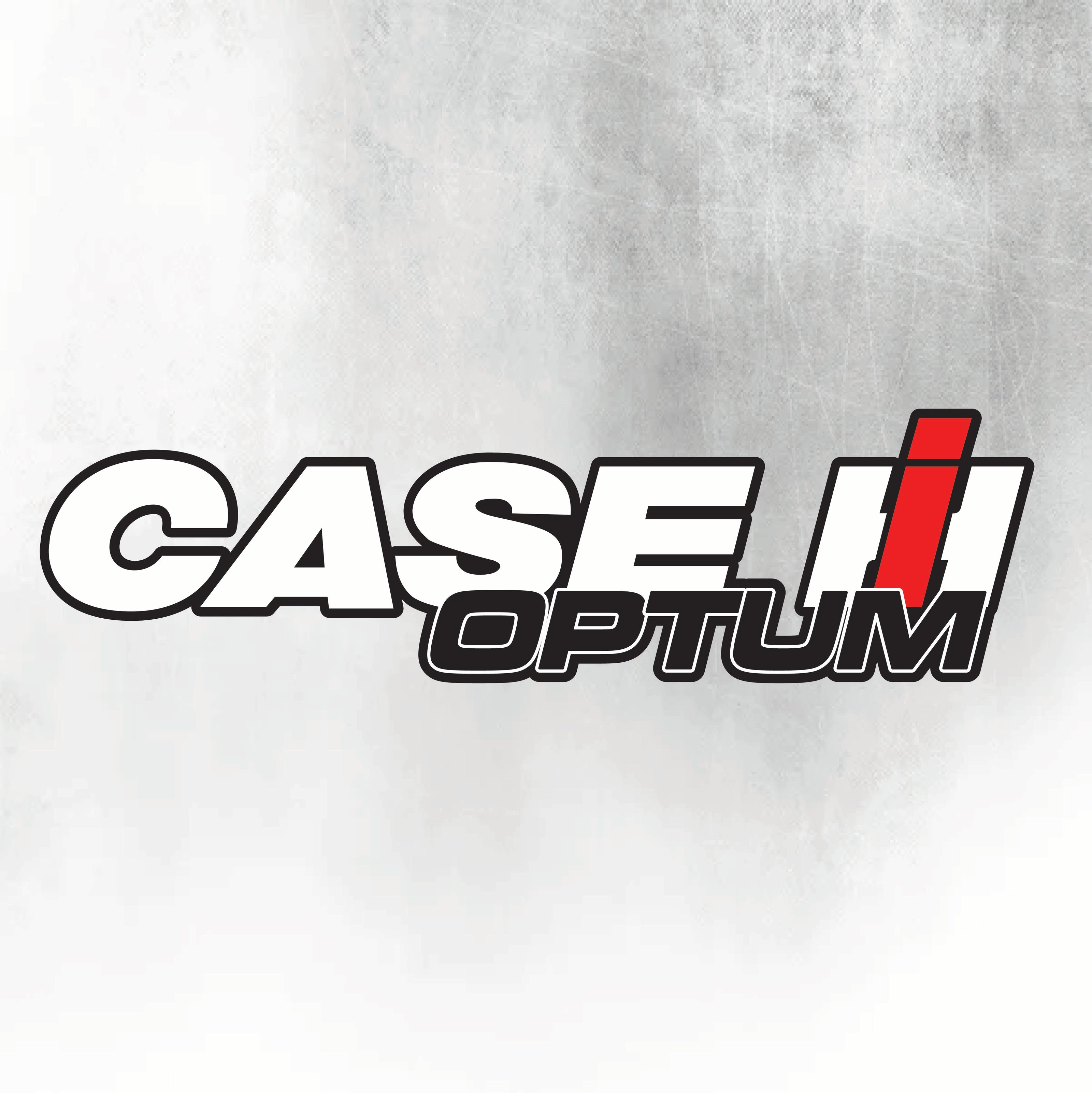 CASE OPTUM IH Tractor Decal - Silver & Black