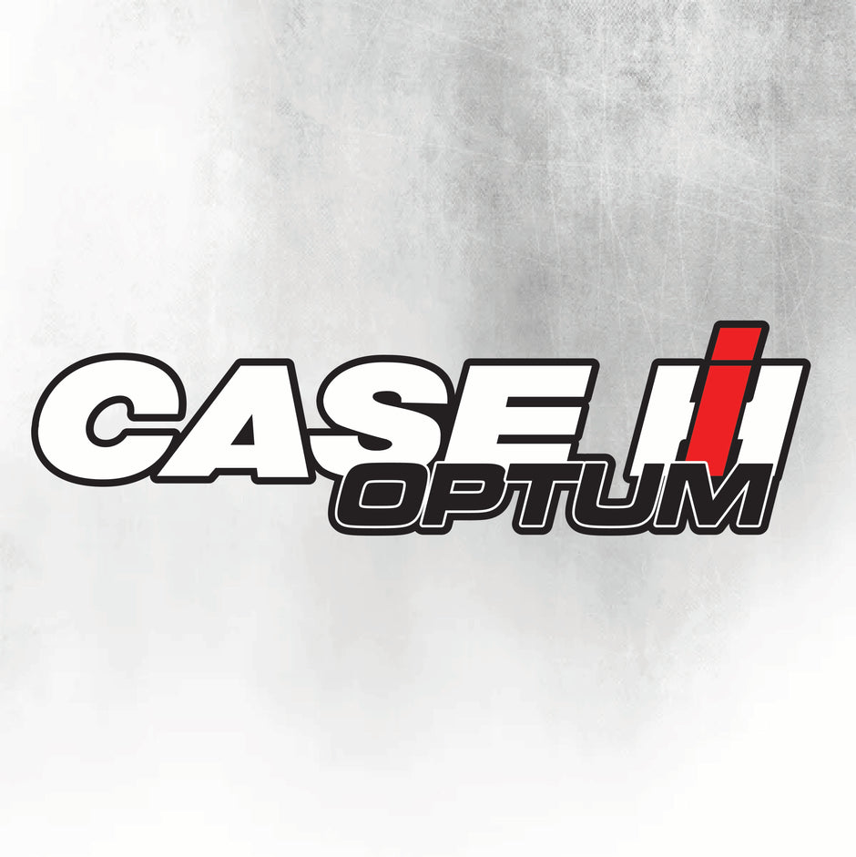 CASE OPTUM IH Tractor Decal - Silver & Black