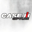 CASE OPTUM IH Tractor Decal - Silver & Black