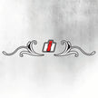 CASE MAXXUM IH Tractor Decal - Silver & Black