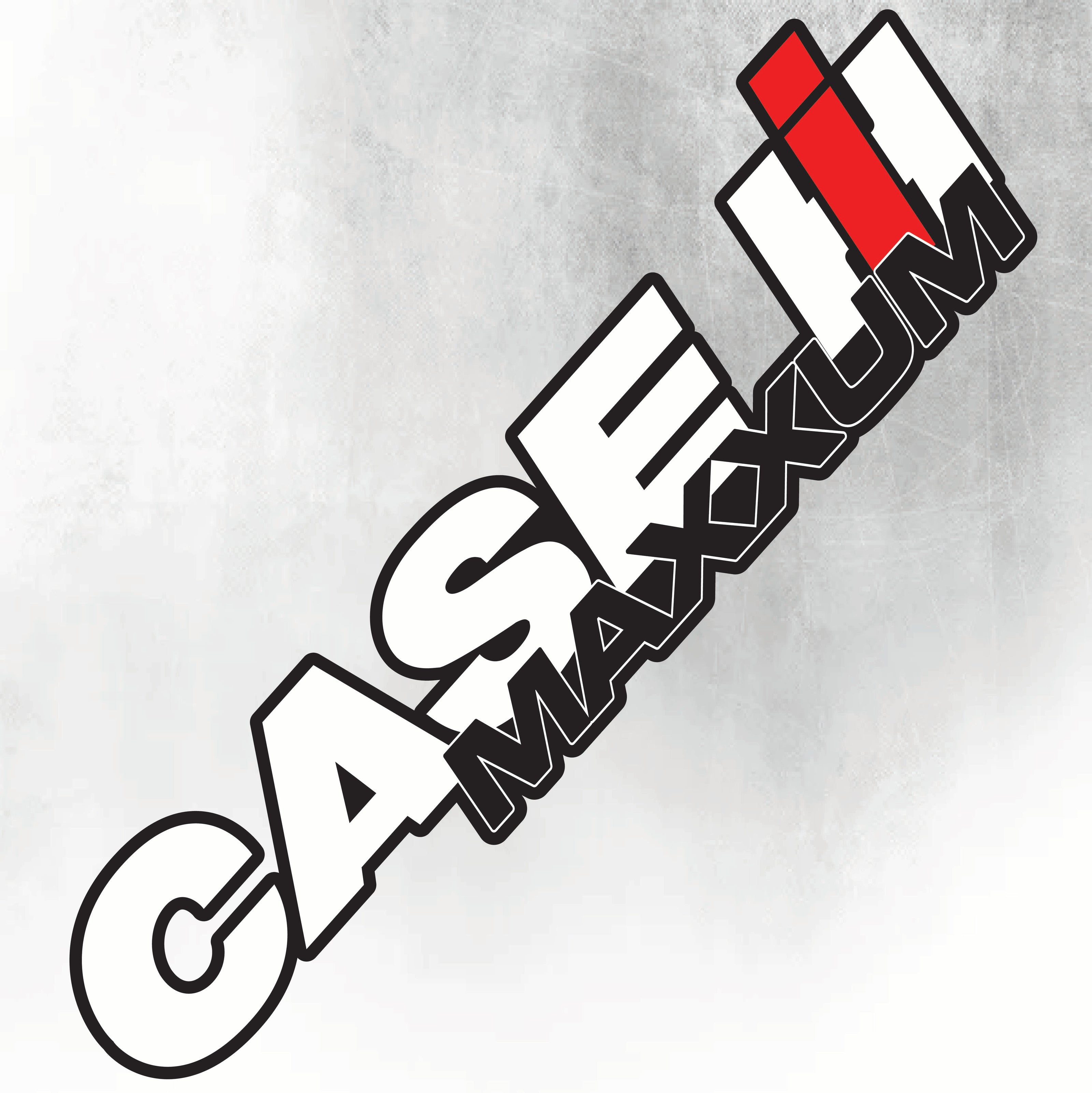 CASE MAXXUM IH Tractor Decal - Silver & Black