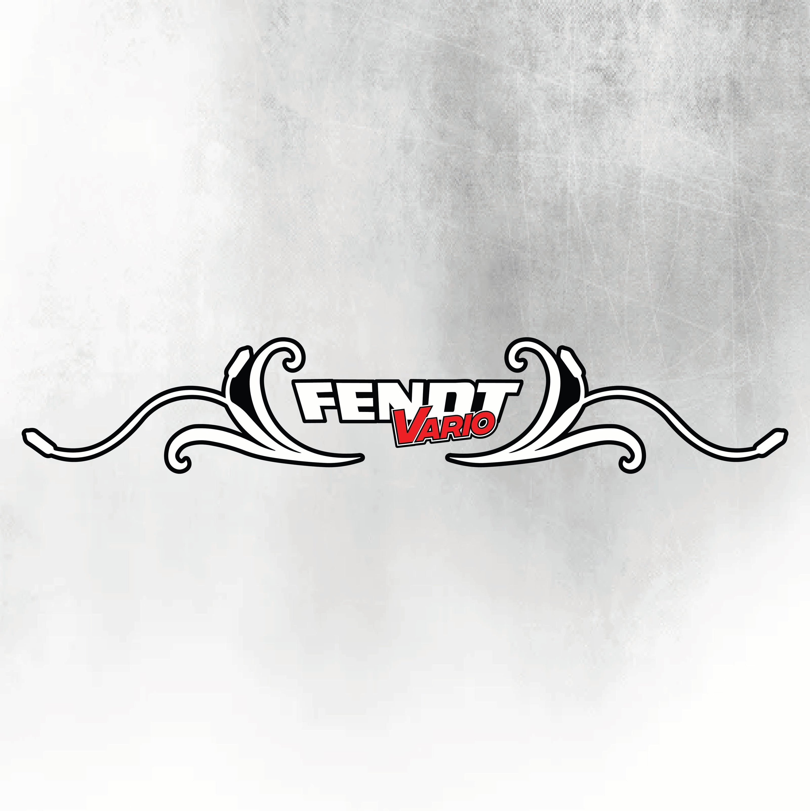 FENDT VARIO DECAL - Silver & Red Diesel Ross Style