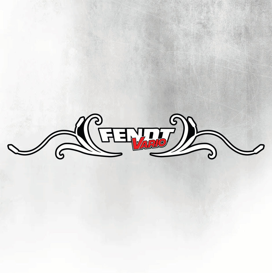 FENDT VARIO DECAL - Silver & Red Diesel Ross Style