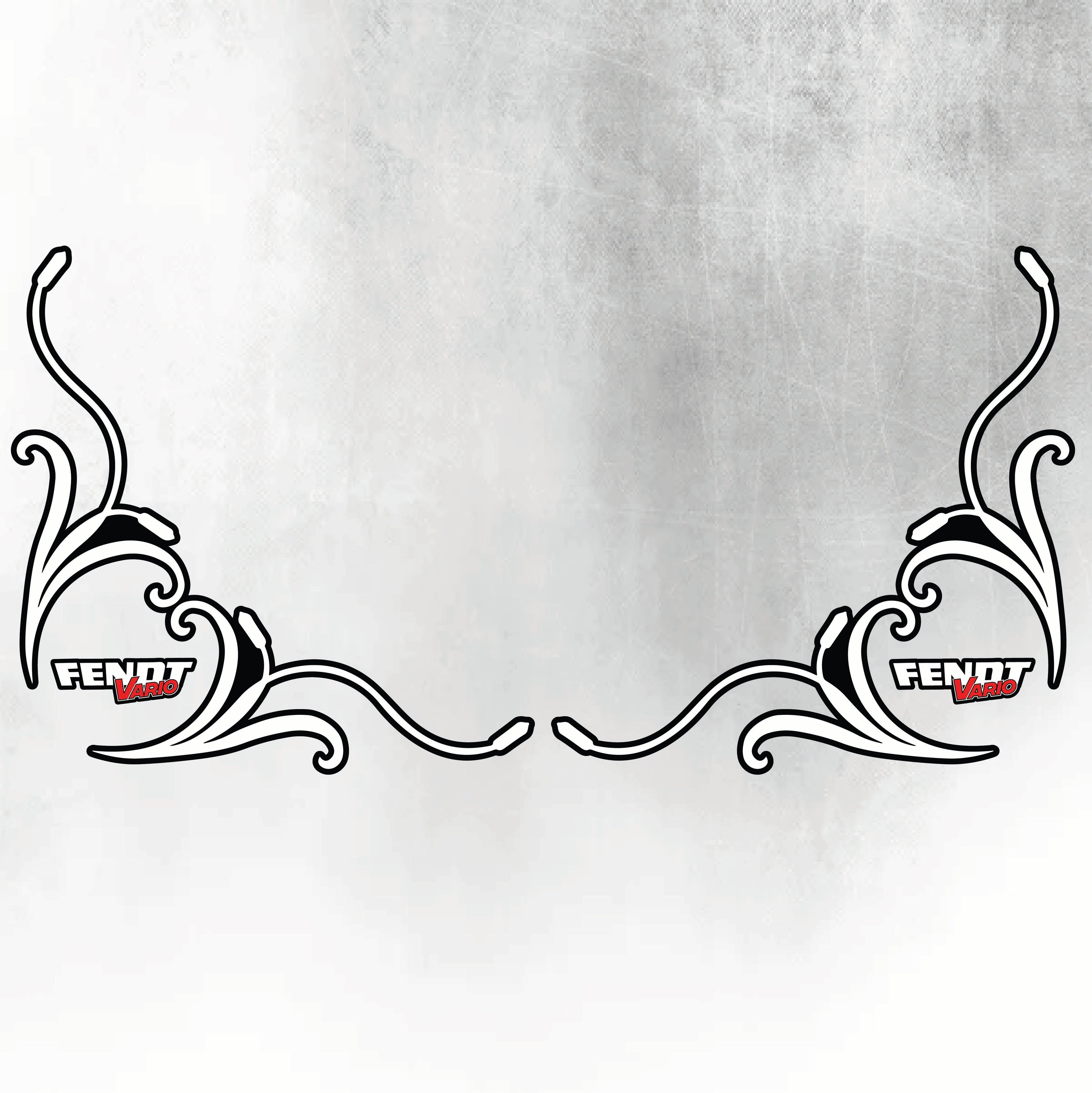 FENDT VARIO DECAL - Silver & Red Diesel Ross Style