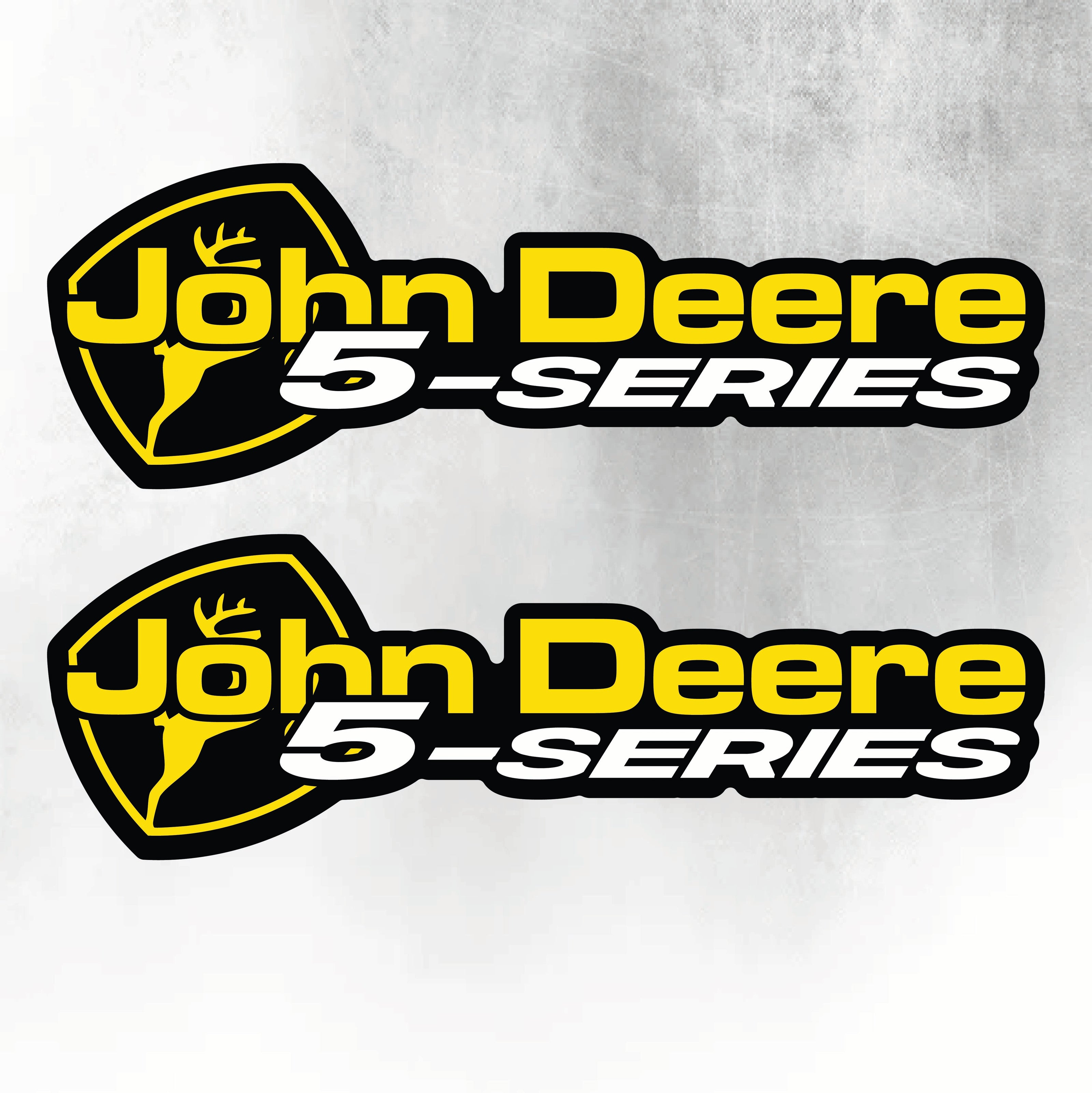 John Deere Yellow & Black 5 Series New Style Decal