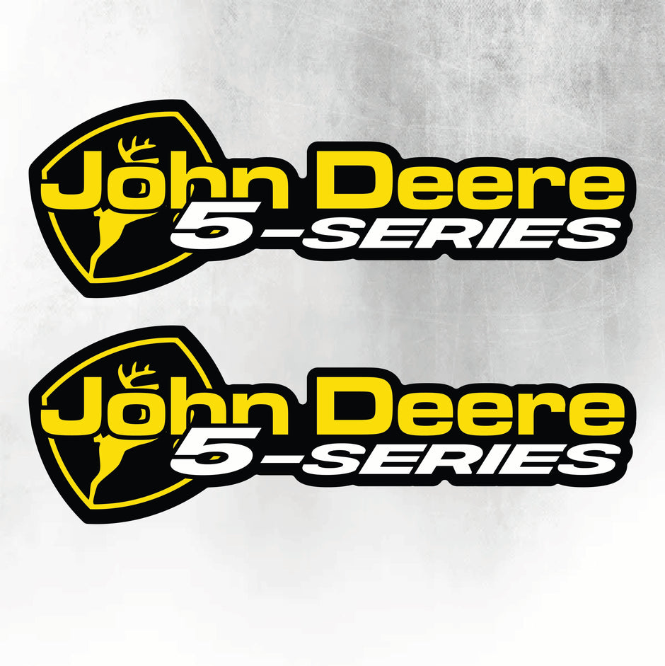 John Deere Yellow & Black 5 Series New Style Decal