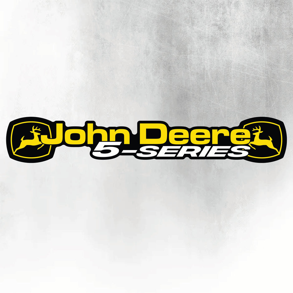 John Deere Yellow & Black 5 Series New Style Decal