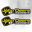 John Deere Yellow & Black 6 Series New Style Decal