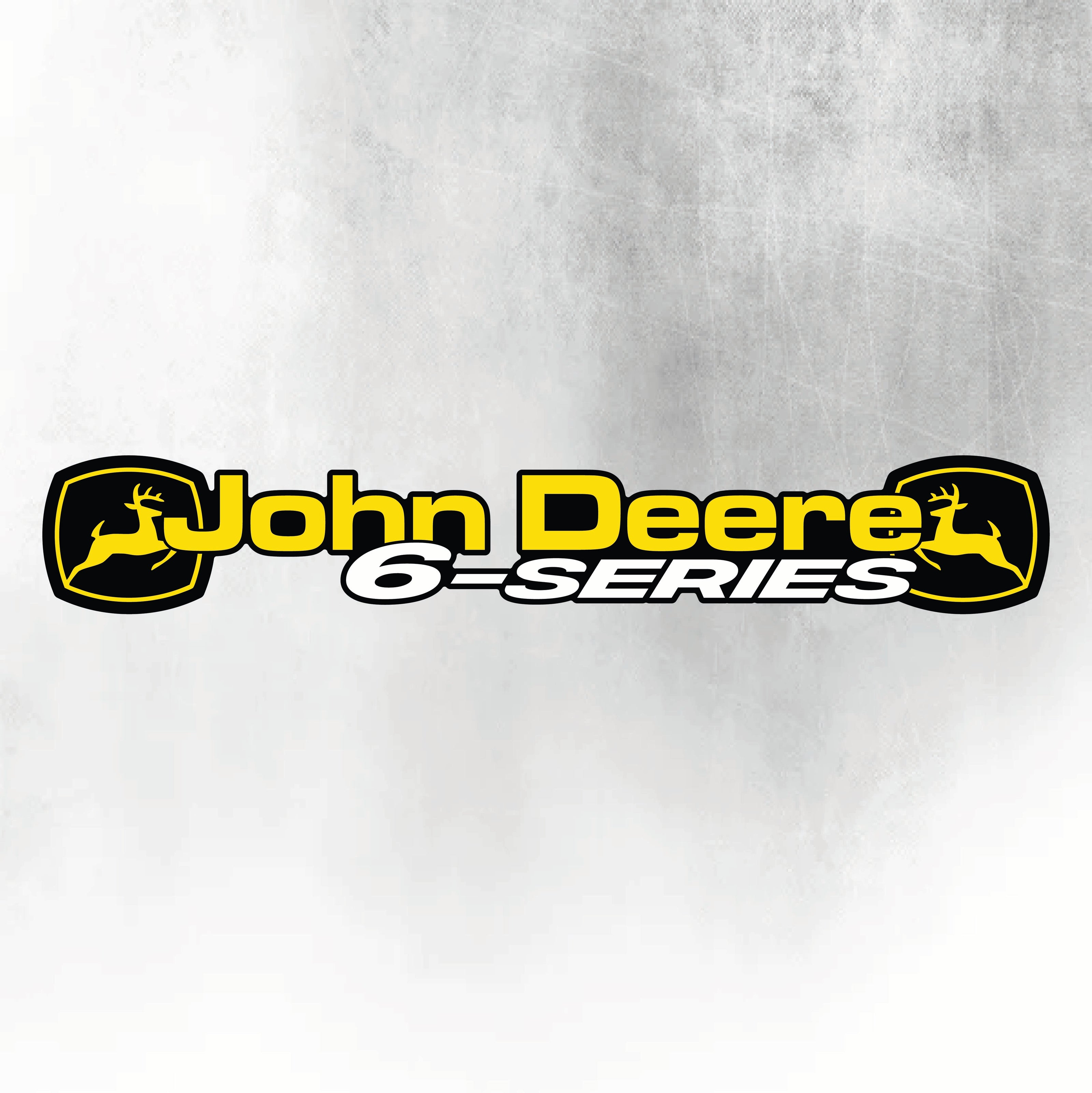 John Deere Yellow & Black 6 Series New Style Decal
