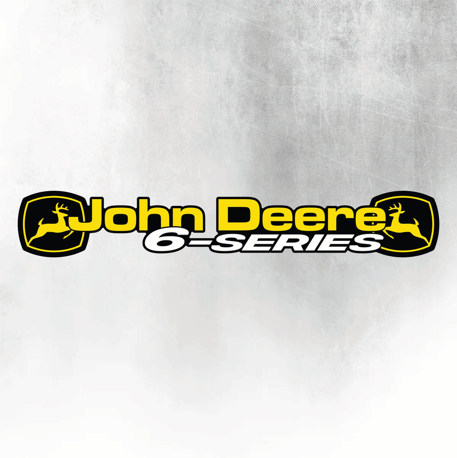 John Deere Yellow & Black 6 Series New Style Decal