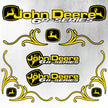 John Deere Yellow & Black 6R Series New Style Decal