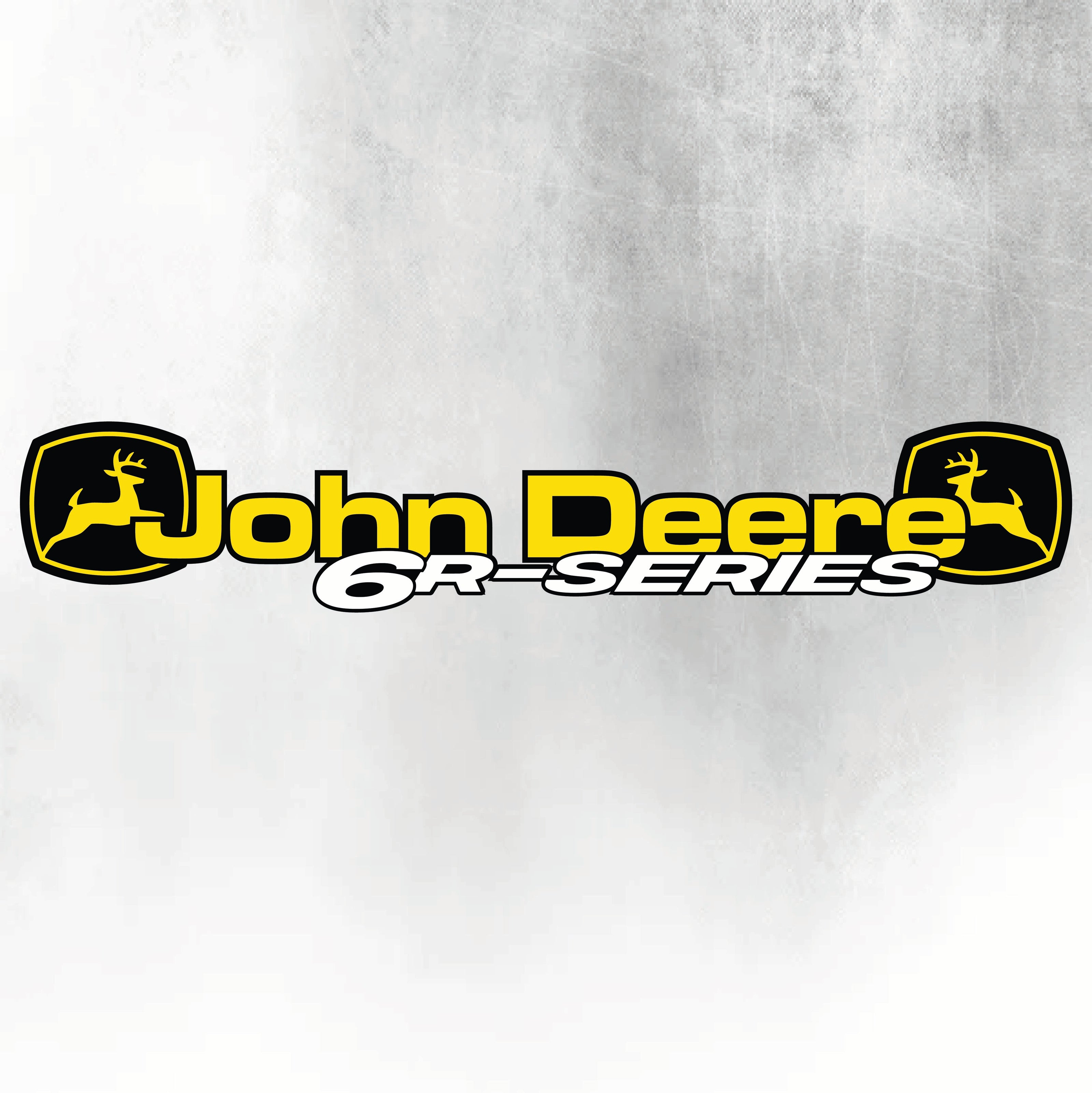 John Deere Yellow & Black 6R Series New Style Decal