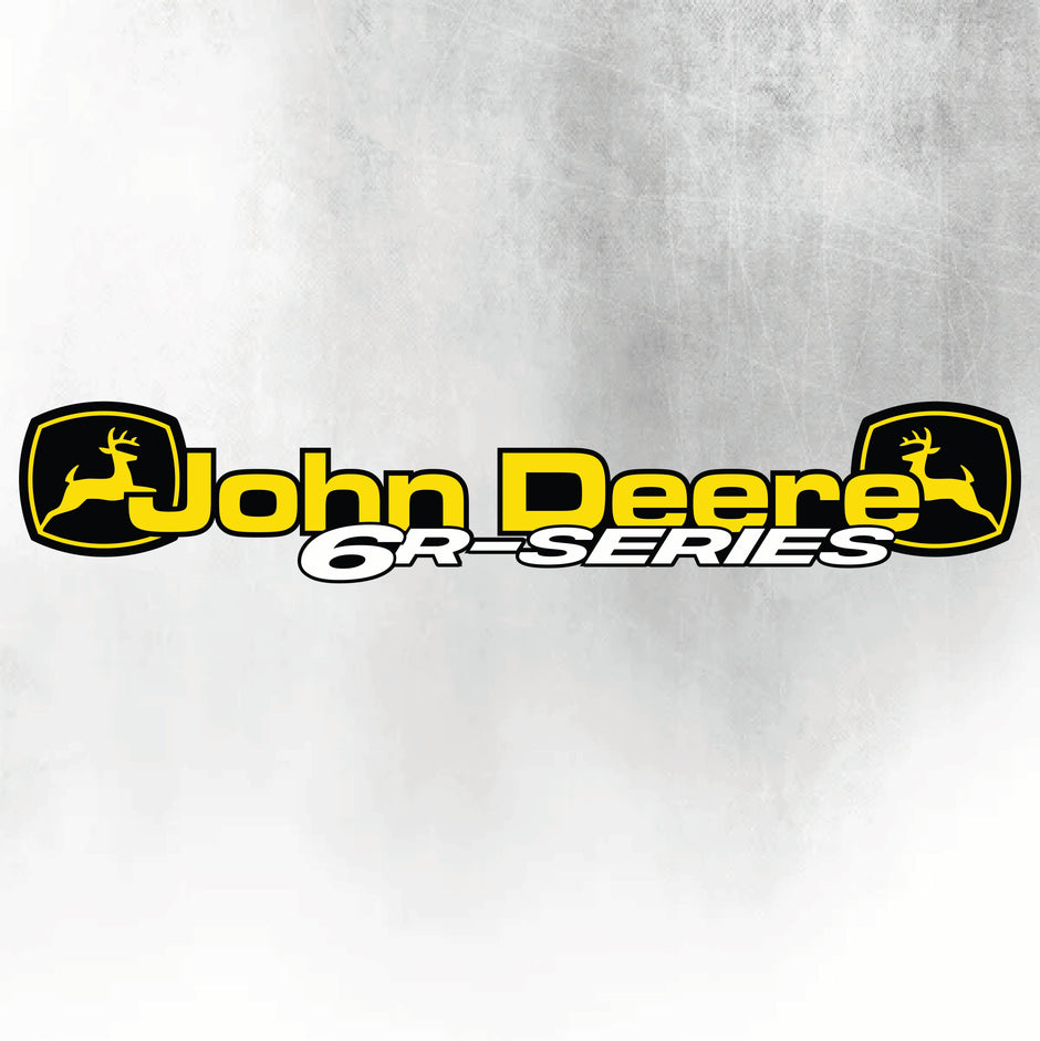 John Deere Yellow & Black 6R Series New Style Decal
