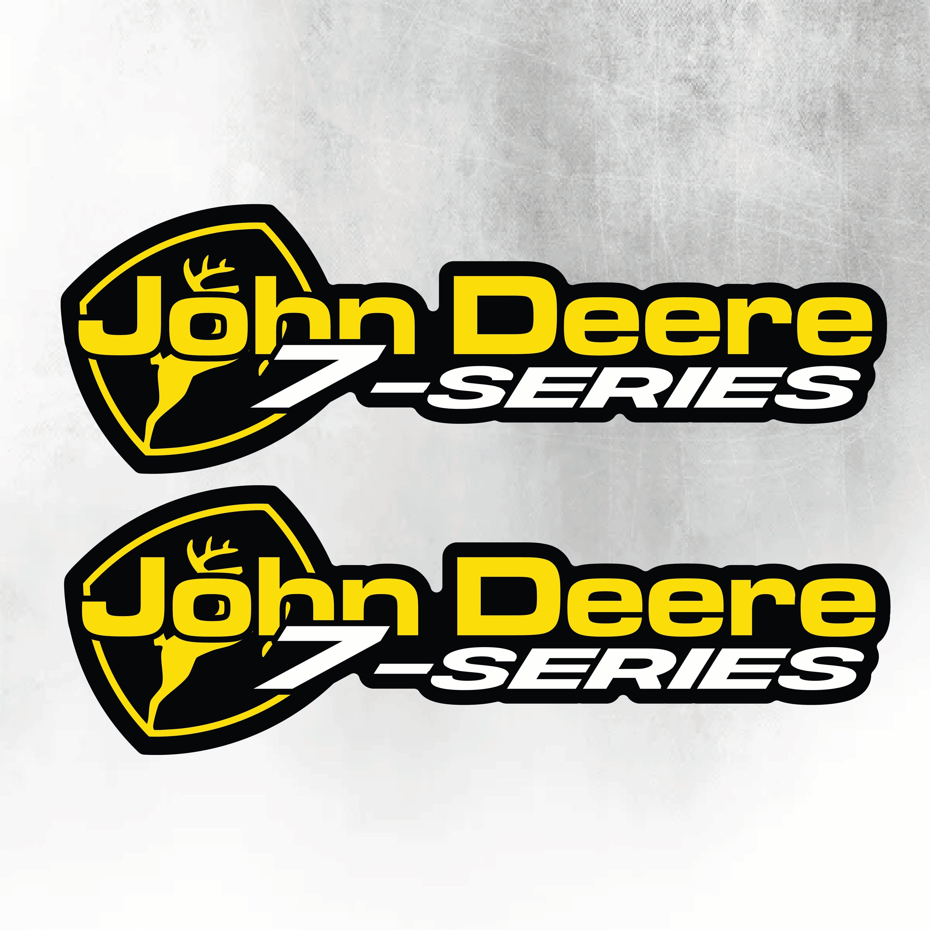 John Deere Yellow & Black 7 Series New Style Decal