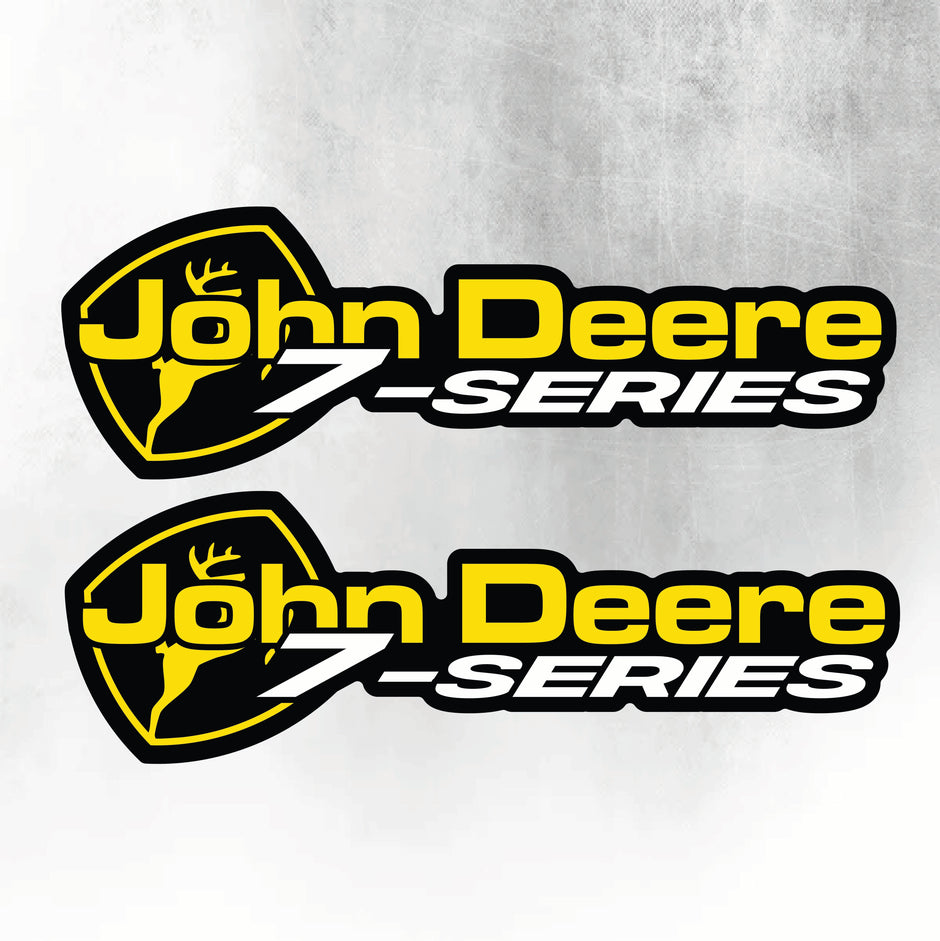 John Deere Yellow & Black 7 Series New Style Decal