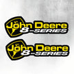 John Deere Yellow & Black 8 Series New Style Decal