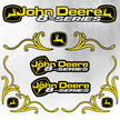 John Deere Yellow & Black 8 Series New Style Decal