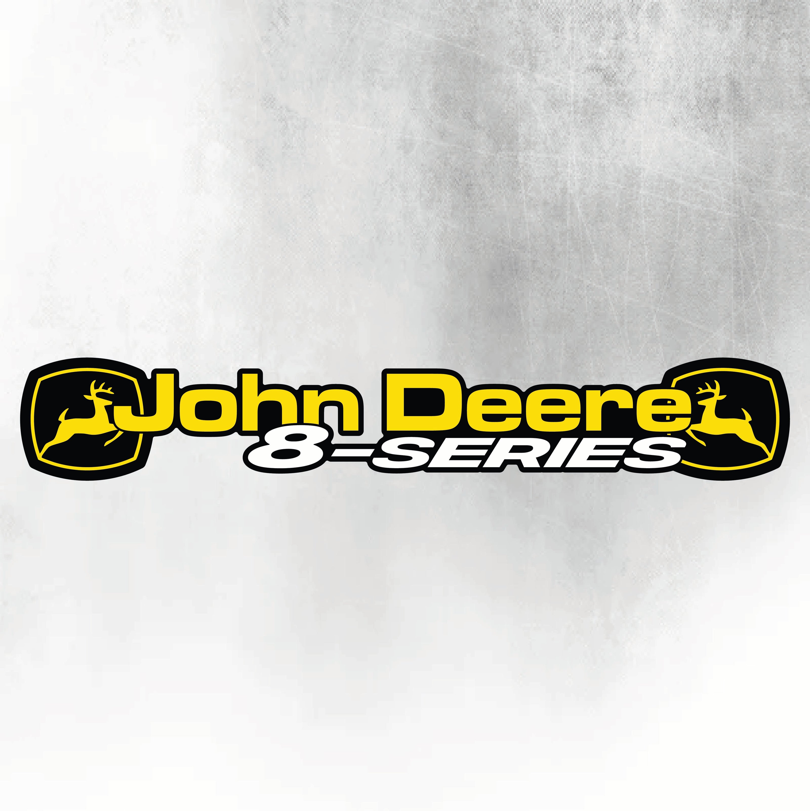 John Deere Yellow & Black 8 Series New Style Decal