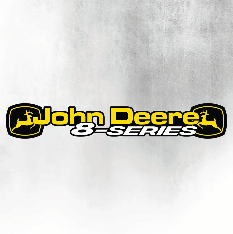 John Deere Yellow & Black 8 Series New Style Decal
